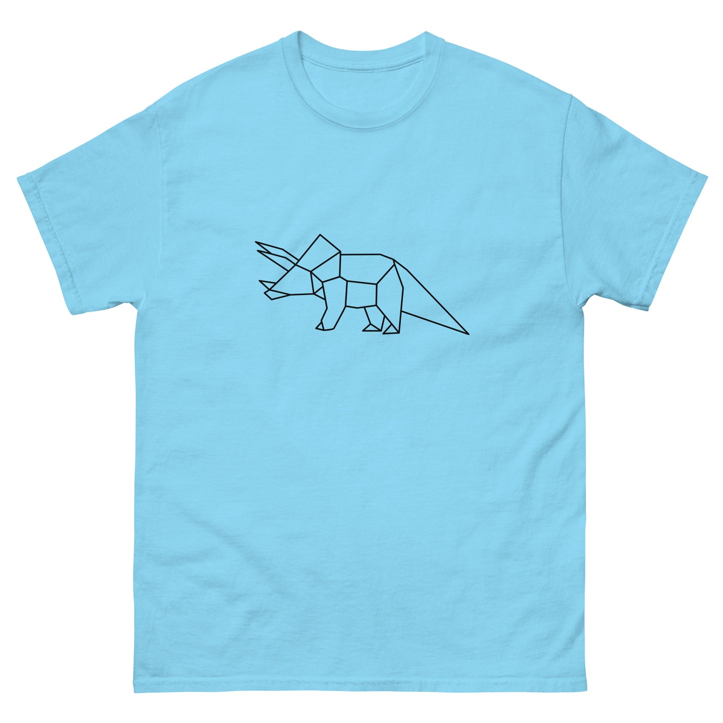Triceratops (black) - Origami Series - Men's classic tee
