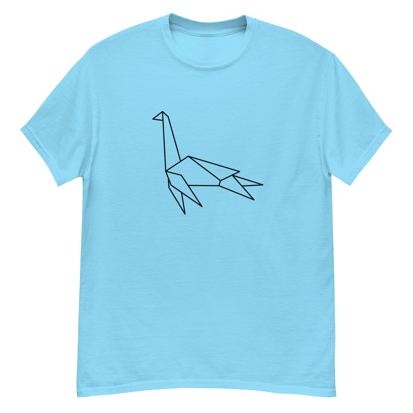Plesiosaurus (black) - Origami Series - Men's classic tee