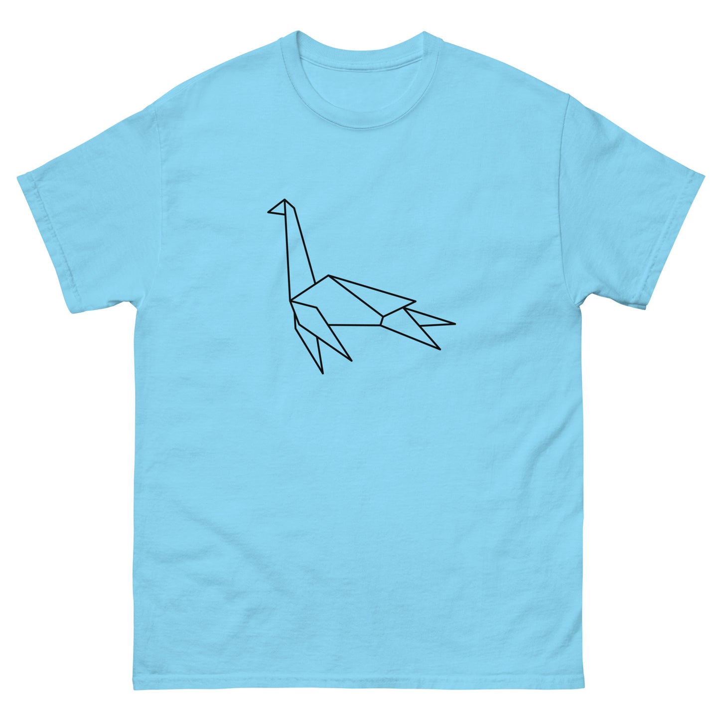 Plesiosaurus (black) - Origami Series - Men's classic tee