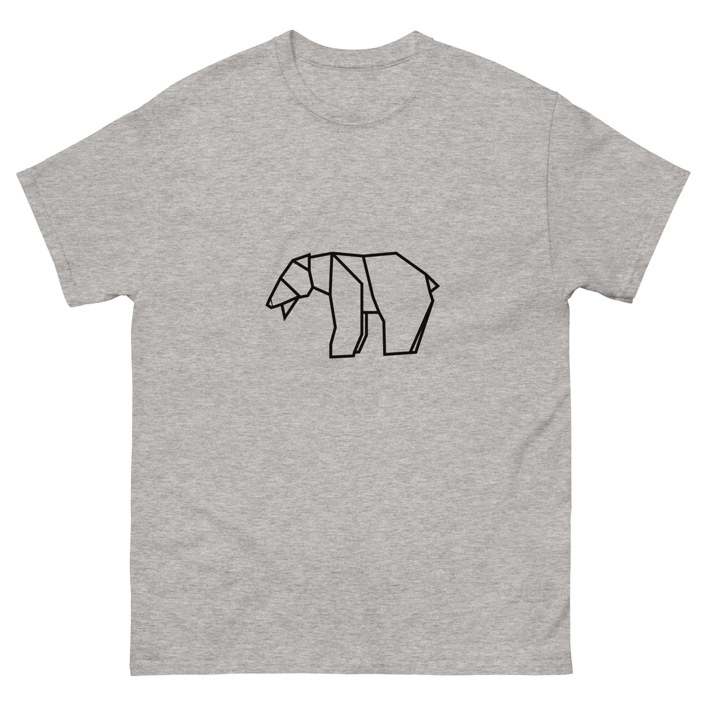 Bear (black) - Origami Series - Men's classic tee