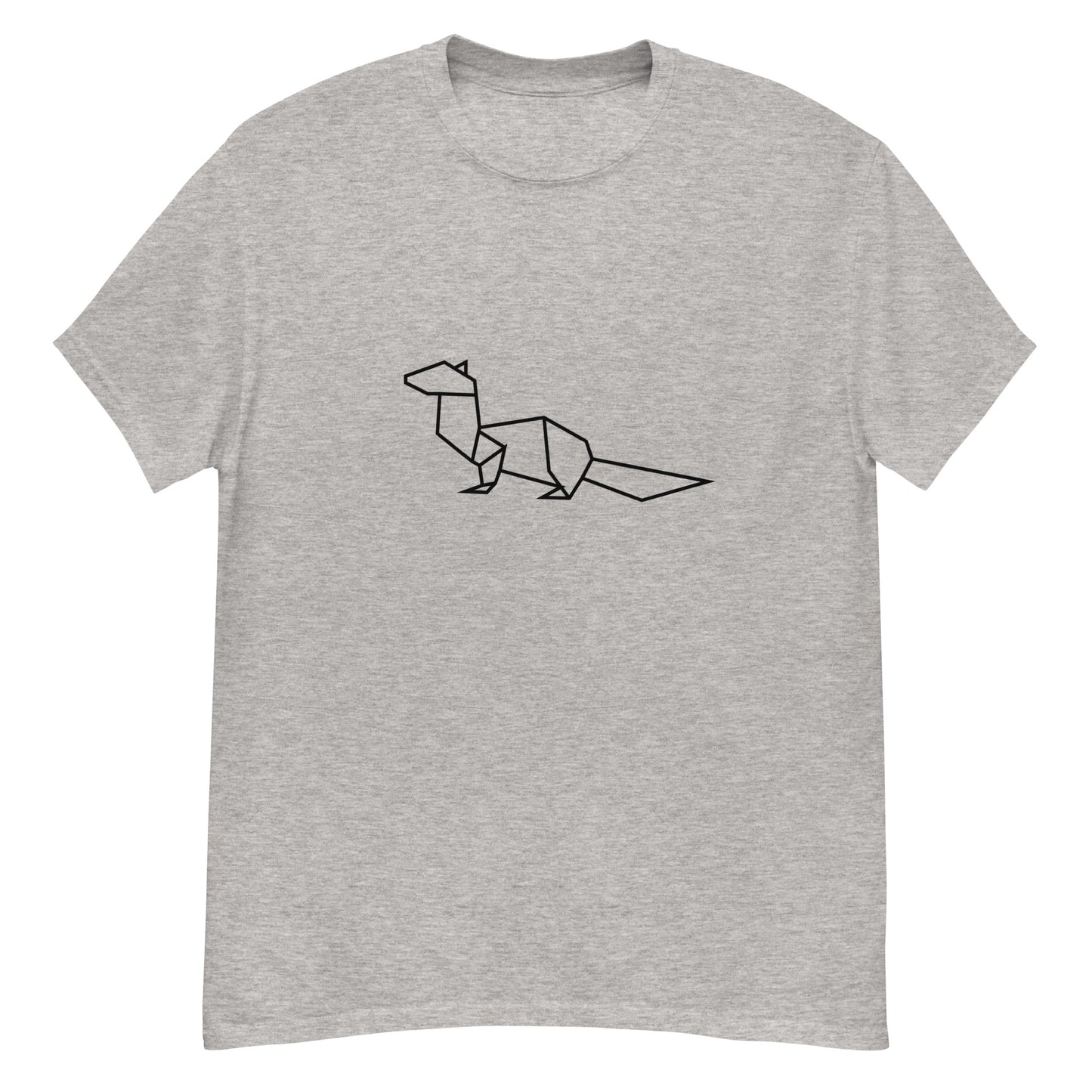 Ferret (black) - Origami Series - Men's classic tee