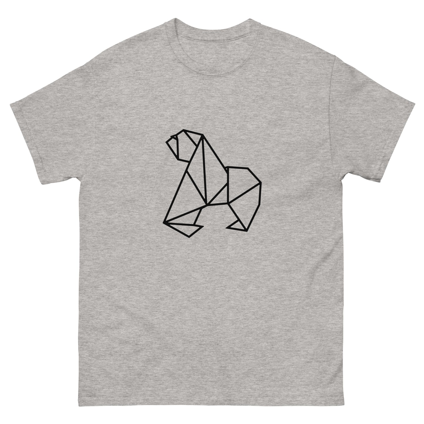 Gorilla (black) - Origami Series - Men's classic tee