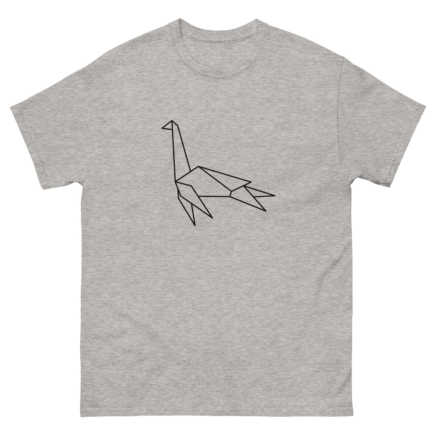 Plesiosaurus (black) - Origami Series - Men's classic tee