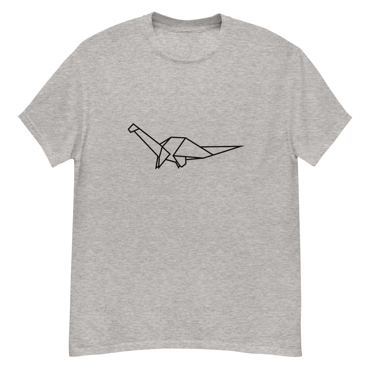 Brontosaurus (black) - Origami Series - Men's classic tee