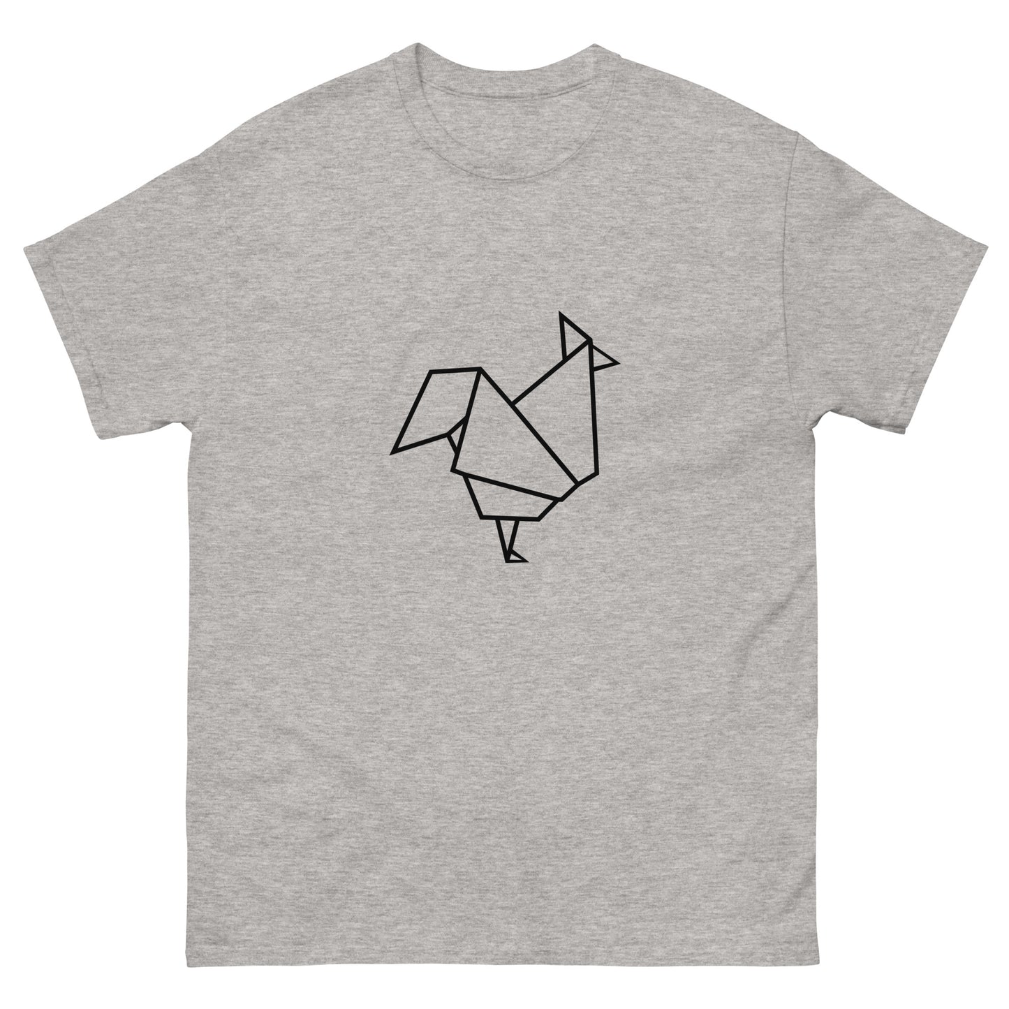 Rooster (black) - Origami Series - Men's classic tee