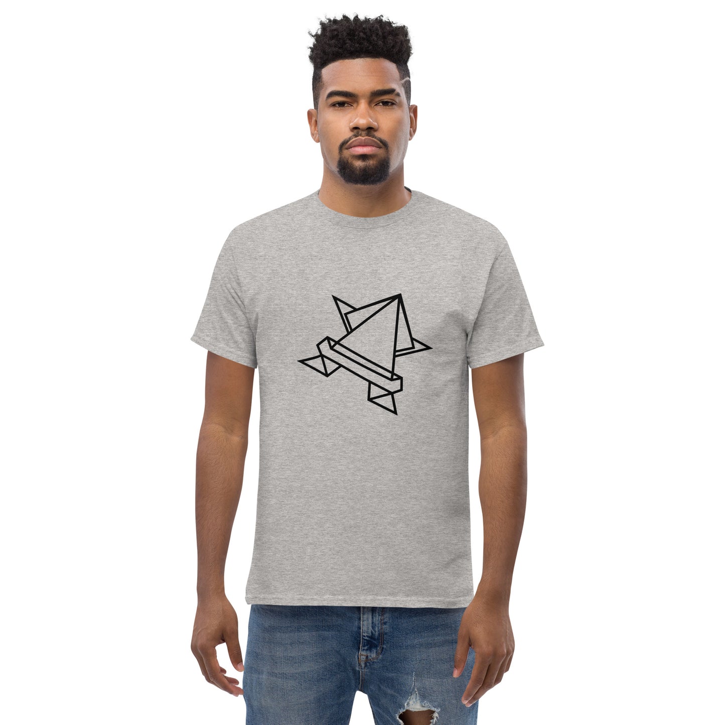 Frog (black) - Origami Series - Men's classic tee