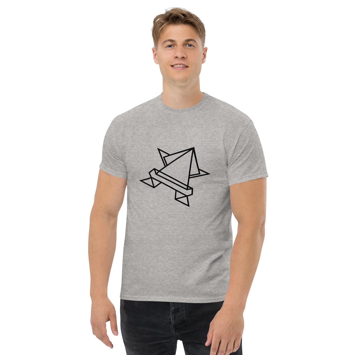 Frog (black) - Origami Series - Men's classic tee