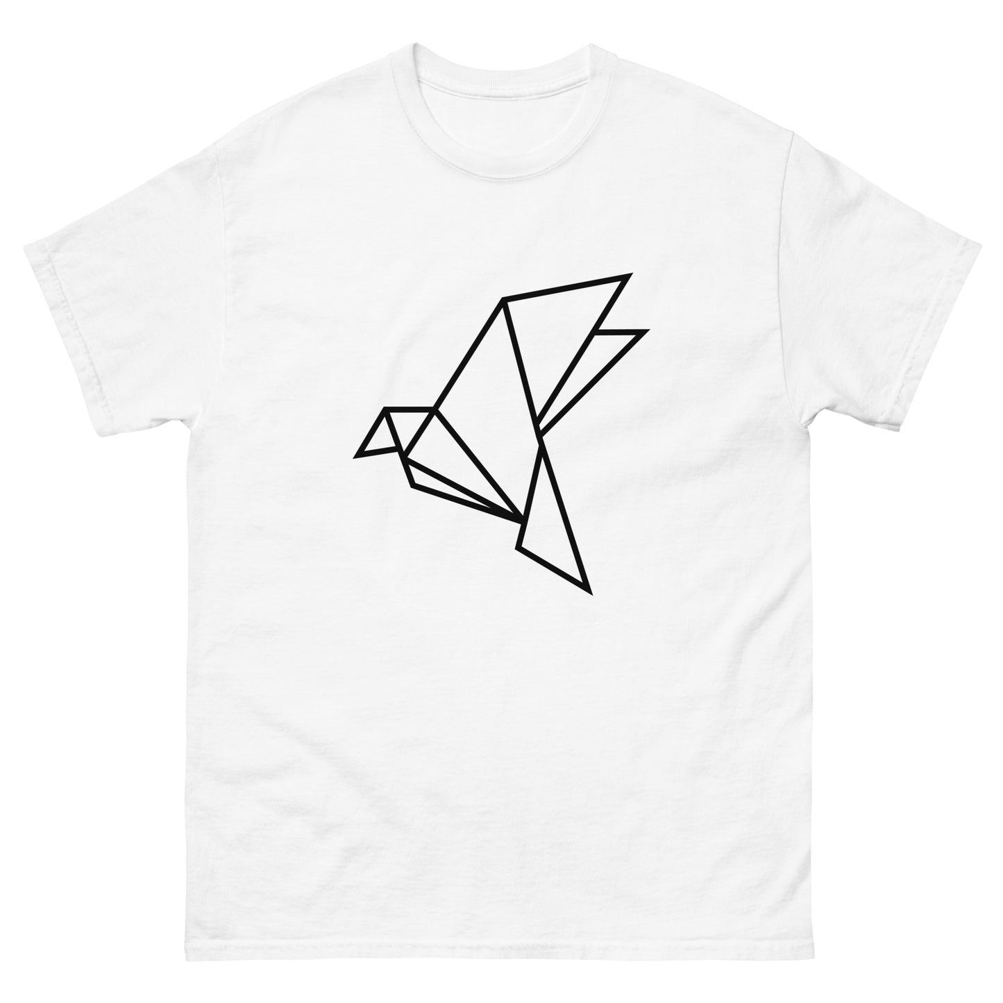 Dove (black) - Origami Series - Men's classic tee