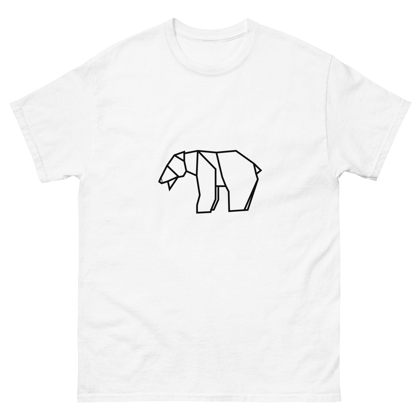 Bear (black) - Origami Series - Men's classic tee