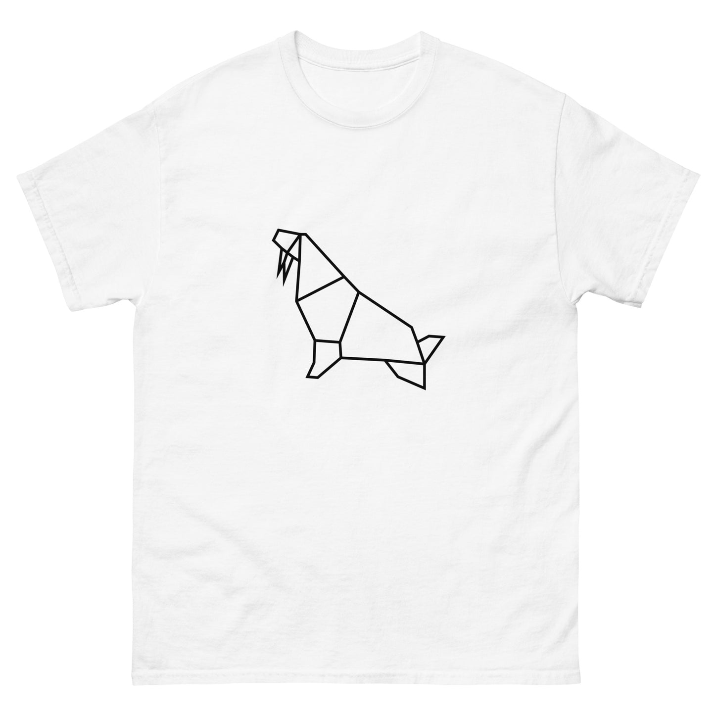 Walrus (black) - Origami Series - Men's classic tee