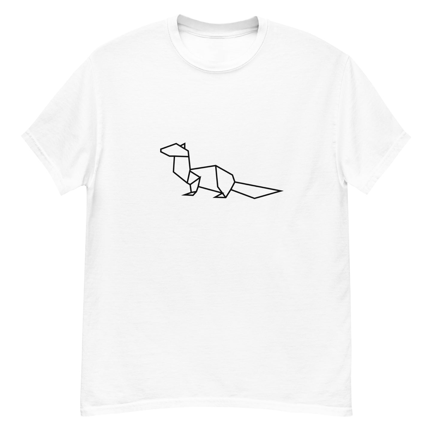Ferret (black) - Origami Series - Men's classic tee
