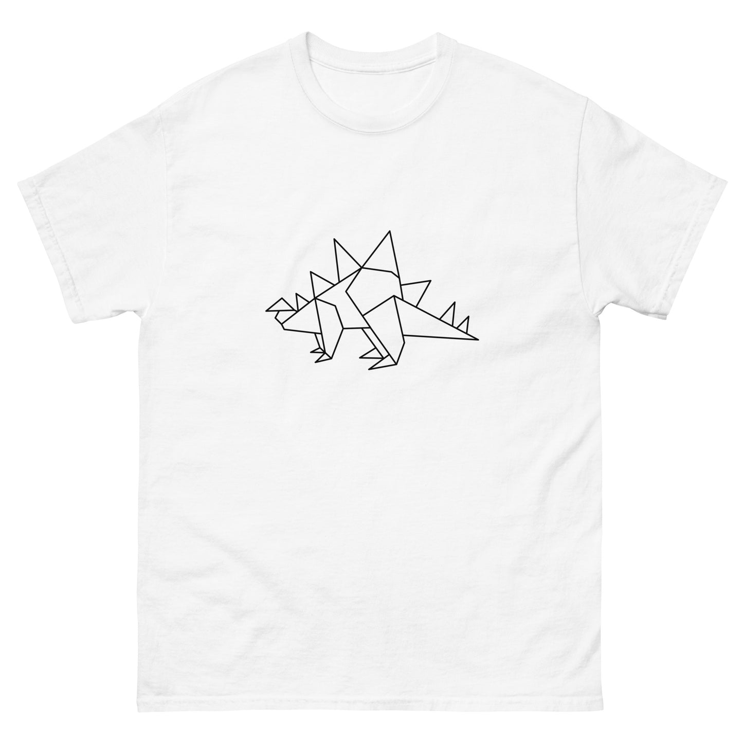 Stegosaurus (black) - Origami Series - Men's classic tee