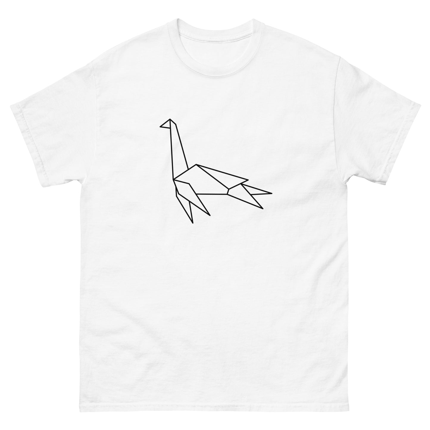 Plesiosaurus (black) - Origami Series - Men's classic tee