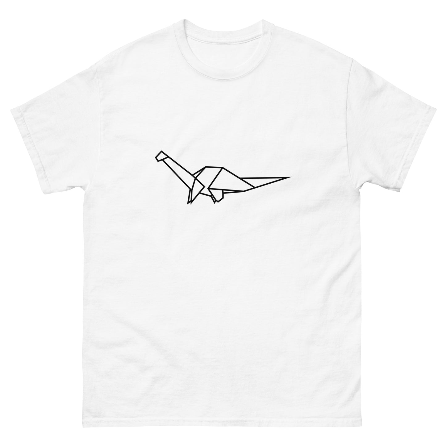 Brontosaurus (black) - Origami Series - Men's classic tee