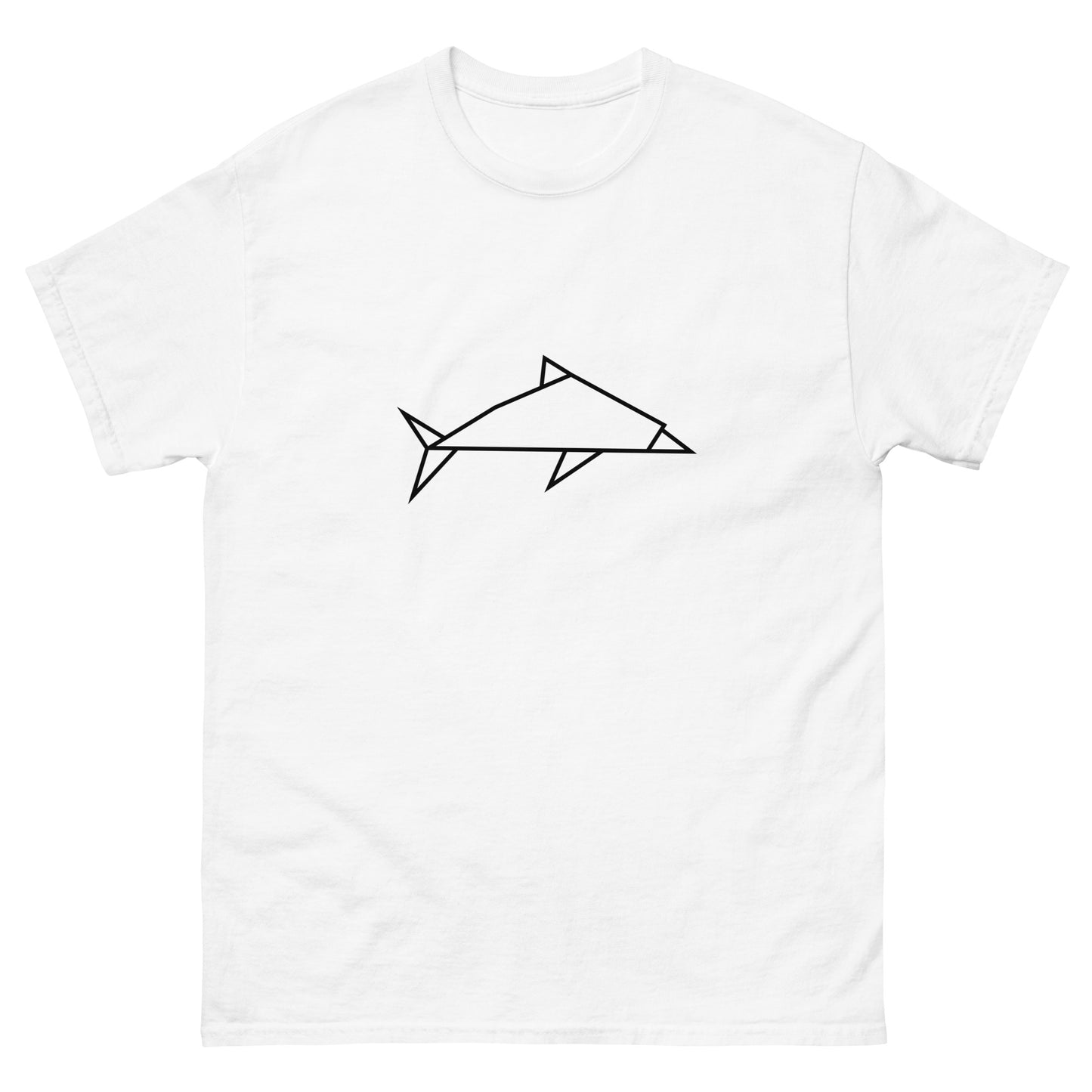 Dolphin (black) - Origami Series - Men's classic tee