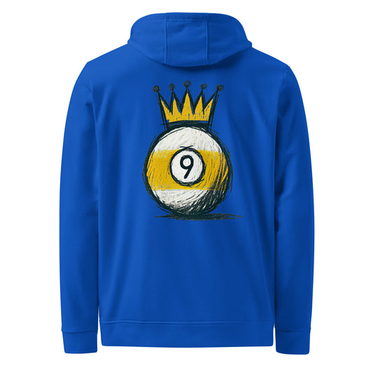 9-Ball King - adidas fleece hoodie - back only