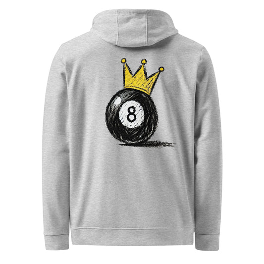 8-Ball King adidas fleece hoodie - back only