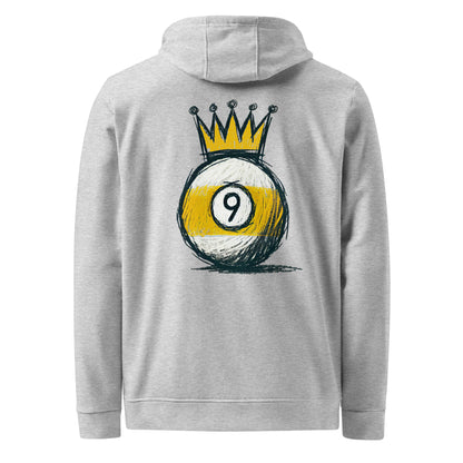 9-Ball King - adidas fleece hoodie - back only