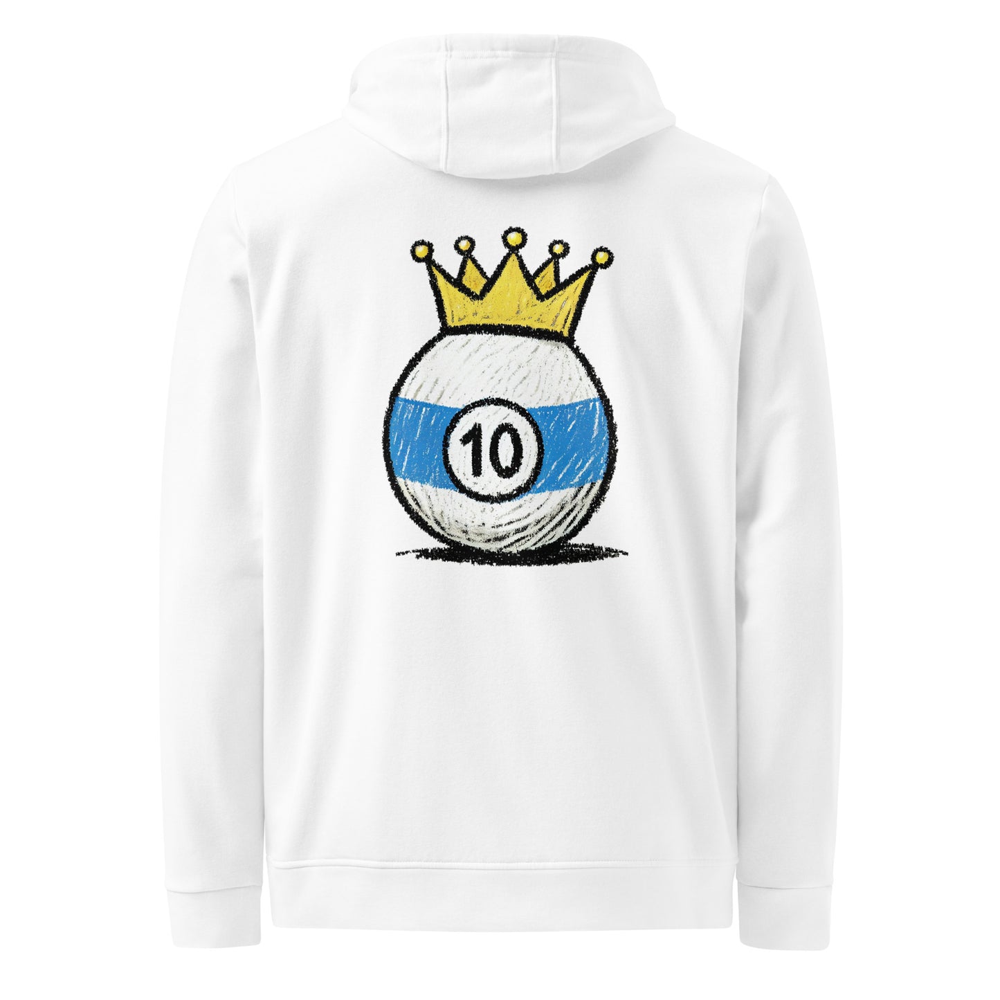 10-Ball King - adidas fleece hoodie