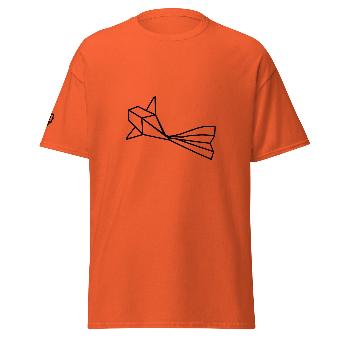 Koi Fish (black) - Origami Series - Men's classic tee