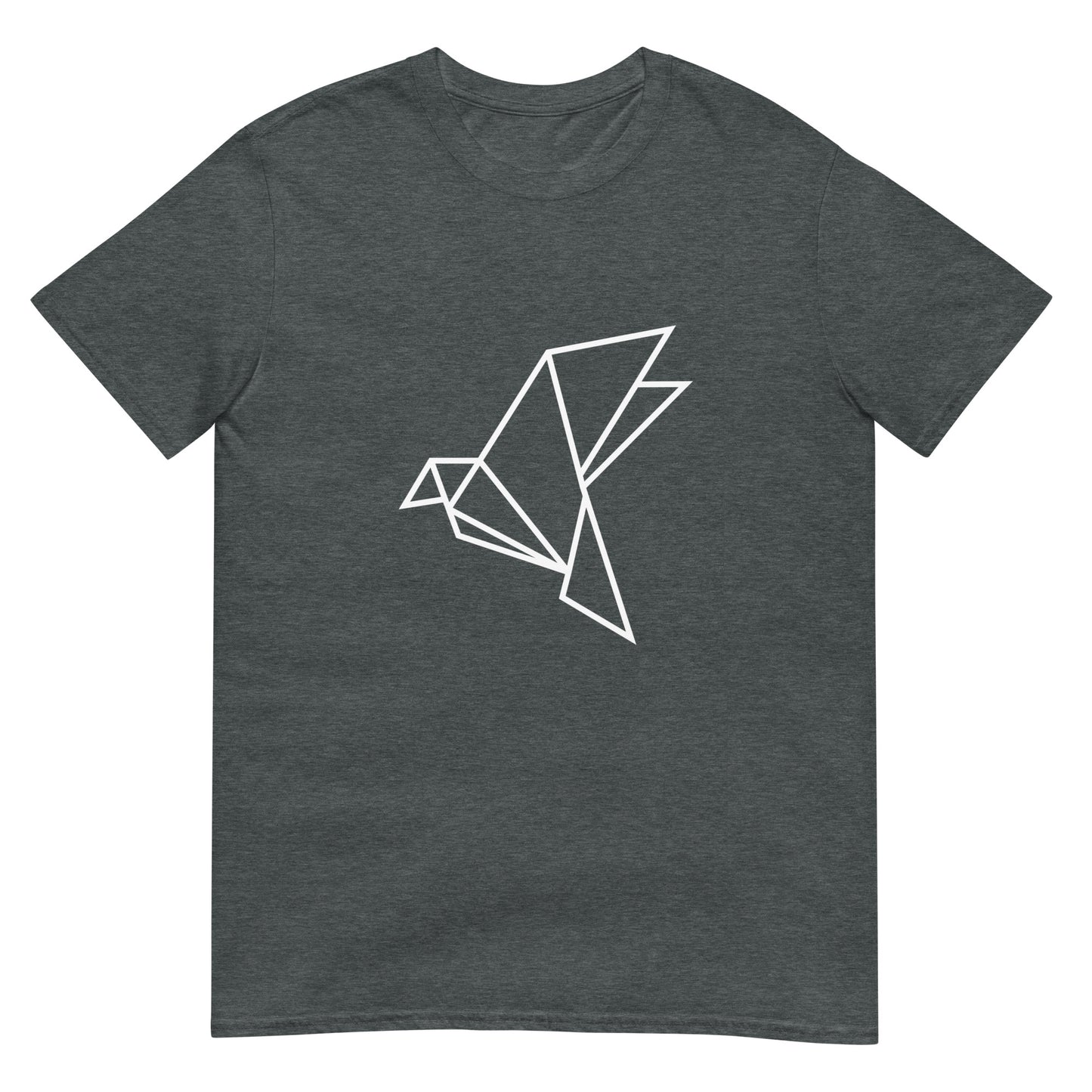 Dove (white) - Origami Series - Short-Sleeve Unisex T-Shirt