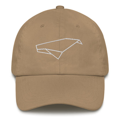 Whale (white) - Origami Series - Cap