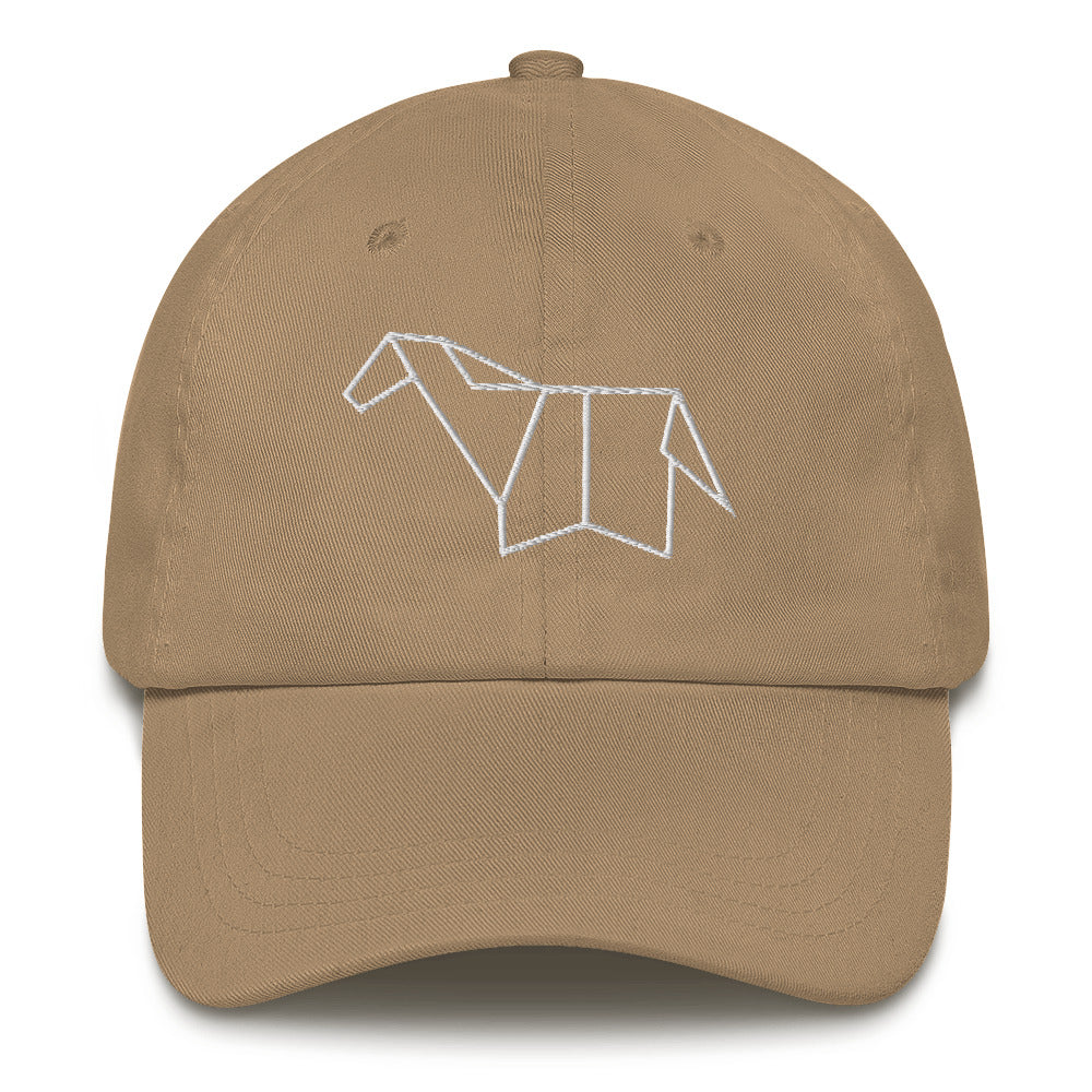 Horse (white) - Origami Series - Cap