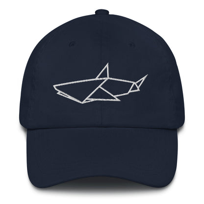 Shark (white) - Origami Series - Cap