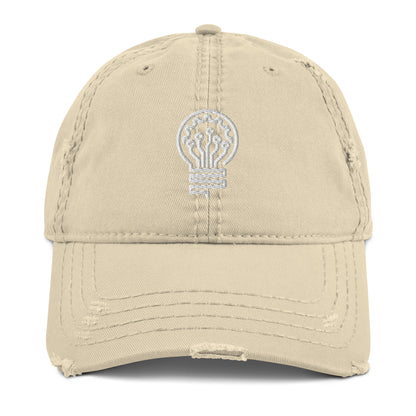 Electrical Engineer Bulb - Distressed Dad Hat