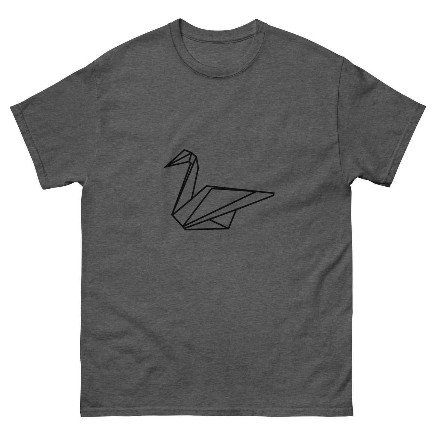 Swan (black) - Origami Series - Men's classic tee