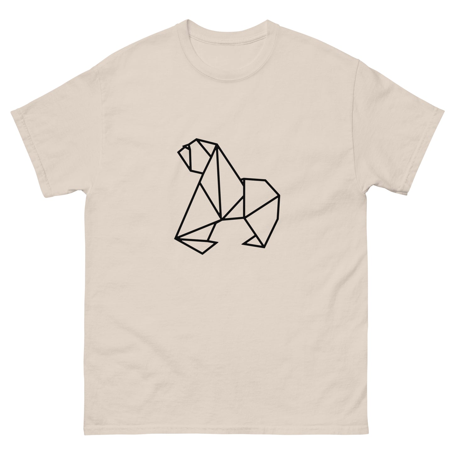 Gorilla (black) - Origami Series - Men's classic tee