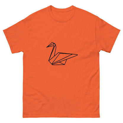 Swan (black) - Origami Series - Men's classic tee