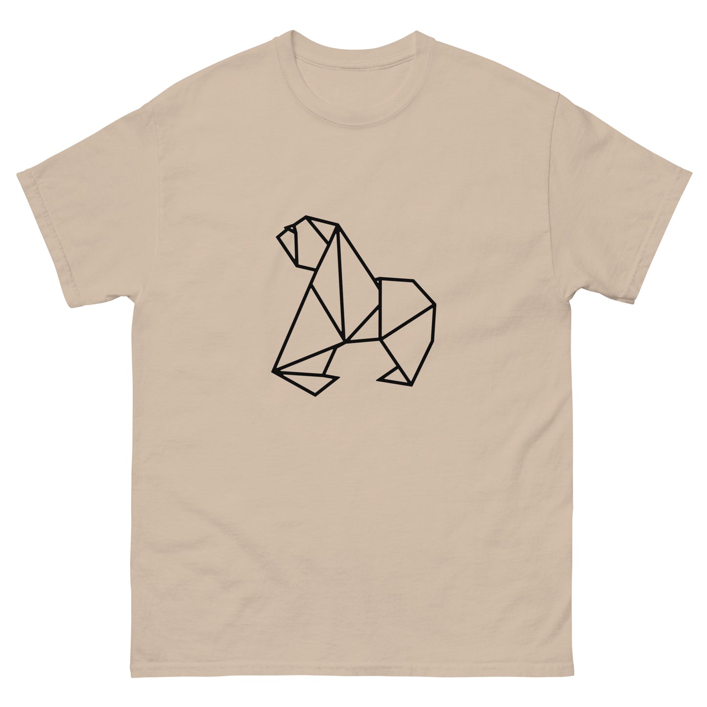 Gorilla (black) - Origami Series - Men's classic tee