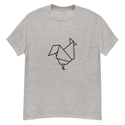 Rooster (black) - Origami Series - Men's classic tee